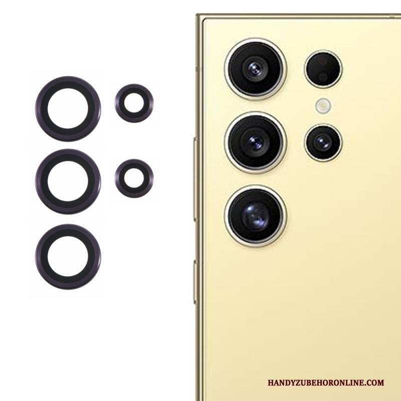 Metall-linsenschutzfolie Für Samsung Galaxy S25 Ultra 5g Galvanisiert Und Aus Gehärtetem Glas