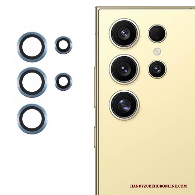 Metall-linsenschutzfolie Für Samsung Galaxy S25 Ultra 5g Galvanisiert Und Aus Gehärtetem Glas