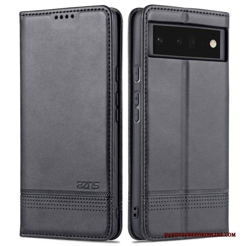 Schutzhülle Für Google Pixel 6 Flip Case Azns Leder-styling