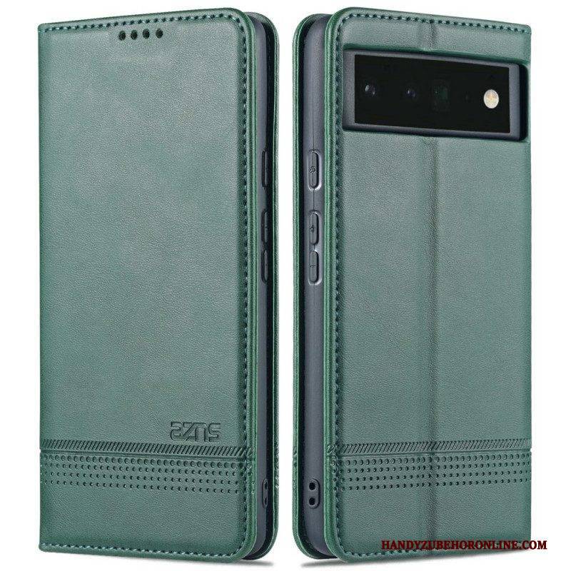 Schutzhülle Für Google Pixel 6 Flip Case Azns Leder-styling