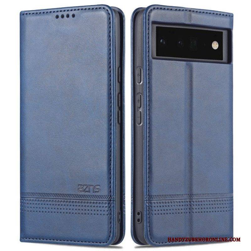 Schutzhülle Für Google Pixel 6 Flip Case Azns Leder-styling