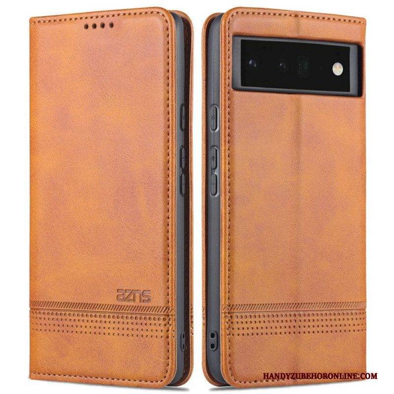 Schutzhülle Für Google Pixel 6 Flip Case Azns Leder-styling