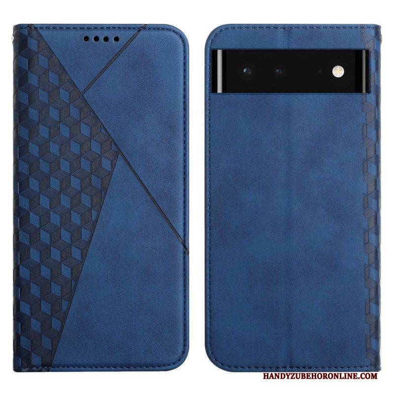 Schutzhülle Für Google Pixel 6 Flip Case Geo-ledereffekt