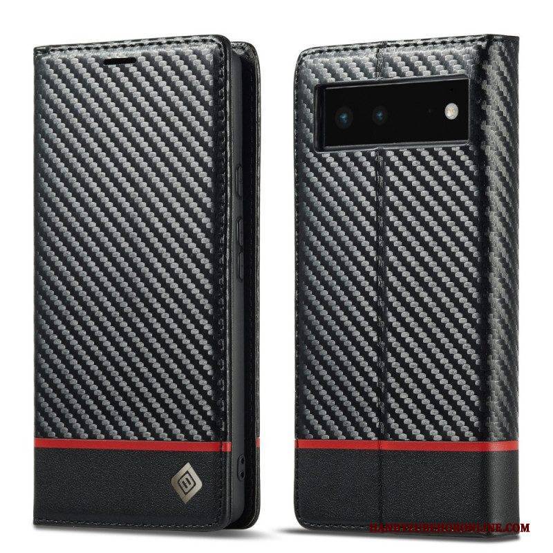 Schutzhülle Für Google Pixel 6 Flip Case Kohlefaser Lc.imeeke