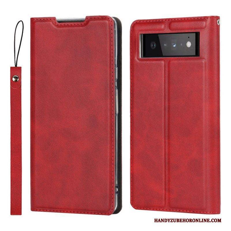 Schutzhülle Für Google Pixel 6 Pro Mit Kordel Flip Case Riemchenfinesse