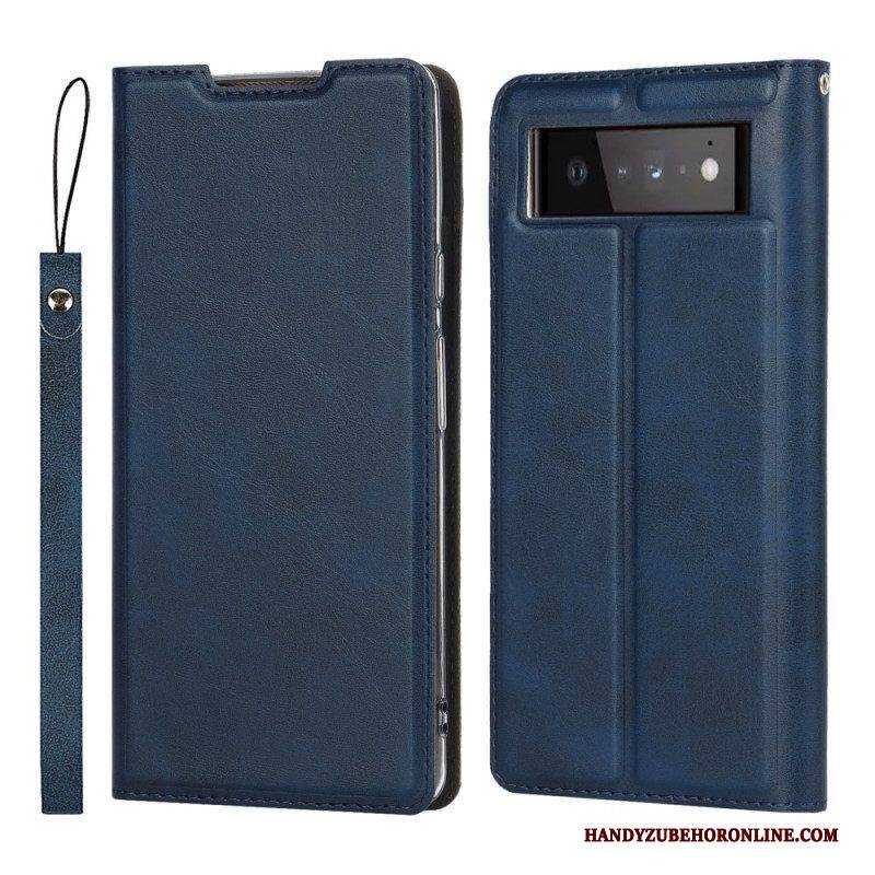 Schutzhülle Für Google Pixel 6 Pro Mit Kordel Flip Case Riemchenfinesse