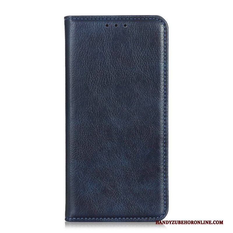 Schutzhülle Für Google Pixel 6A Flip Case Mattes Spaltleder
