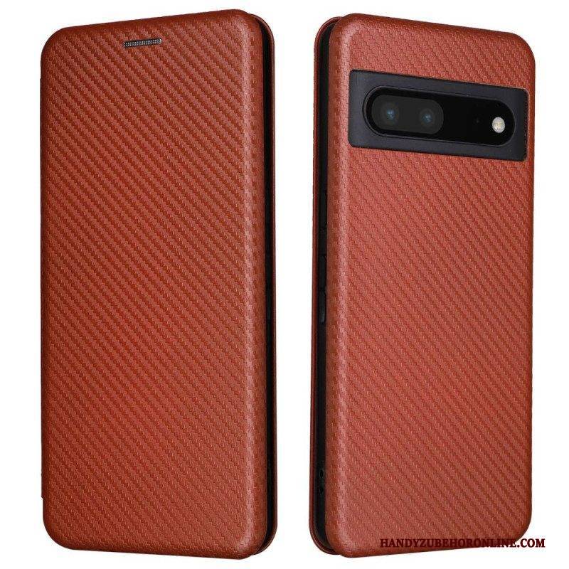 Schutzhülle Für Google Pixel 7 Pro Flip Case Kohlefaser