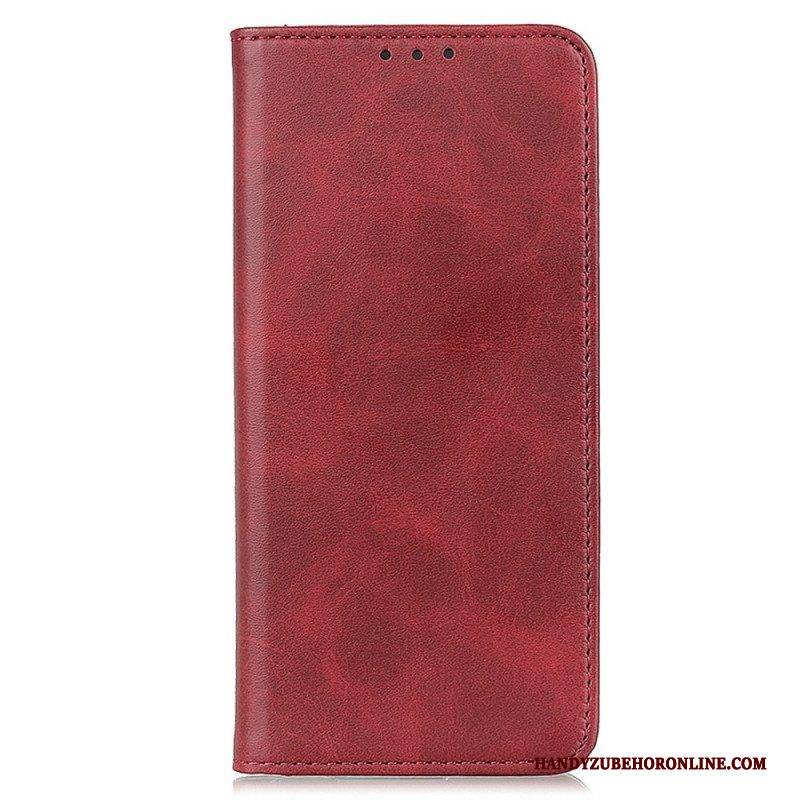 Schutzhülle Für Honor 50 Flip Case Elegantes Spaltleder