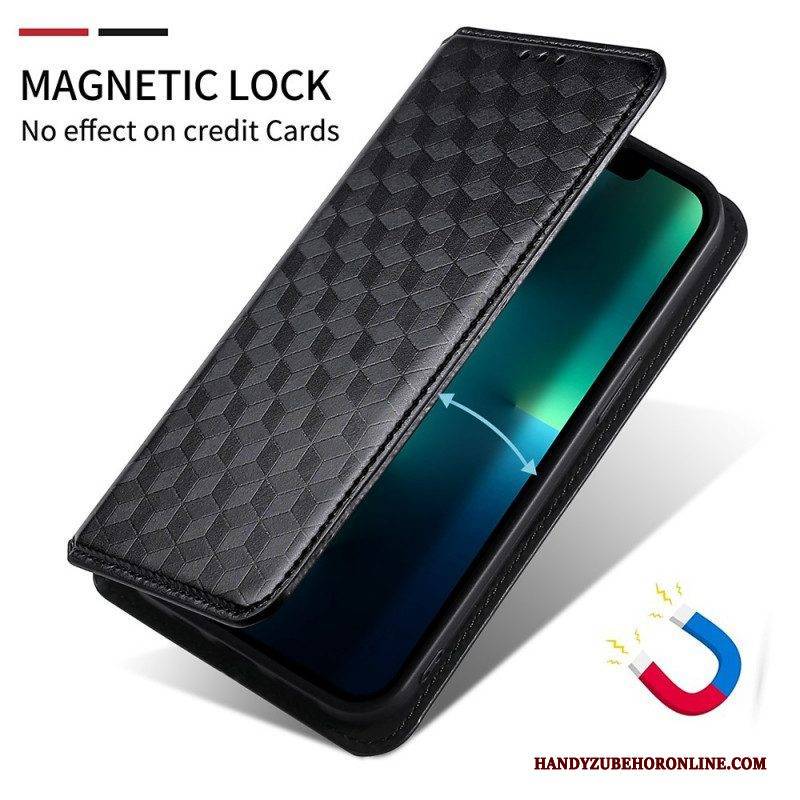 Schutzhülle Für Honor 50 Lite Flip Case Diamant-ledereffekt