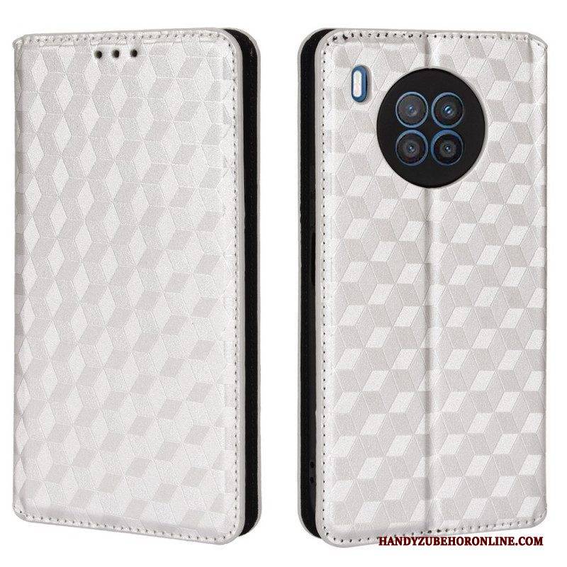 Schutzhülle Für Honor 50 Lite Flip Case Diamant-ledereffekt