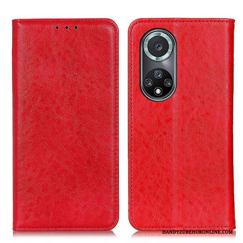 Schutzhülle Für Honor 50 Pro Flip Case Pro-textur-leder