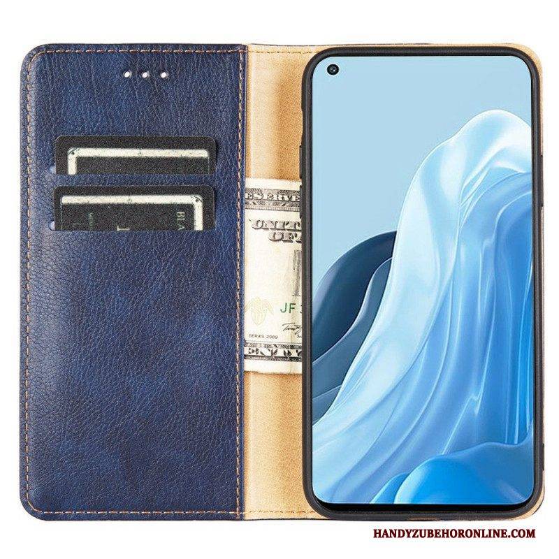 Schutzhülle Für Honor 70 Flip Case Nähte Aus Kunstleder