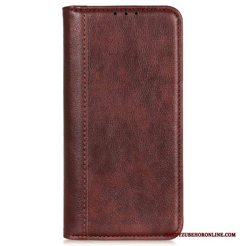 Schutzhülle Für Honor Magic 5 Lite Flip Case Stilvolles Spaltleder