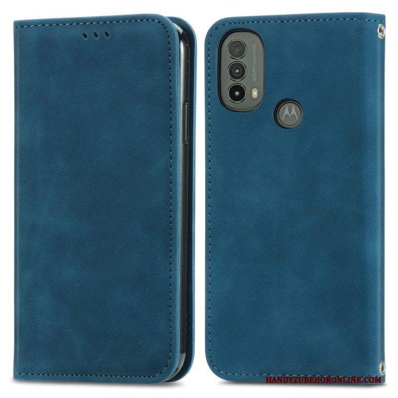 Schutzhülle Für Moto E40 / E30 / E20 Flip Case Skin-touch-design