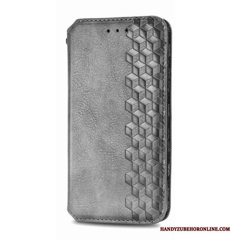Schutzhülle Für Motorola Edge 20 Pro Flip Case Rautenstruktur In Lederoptik