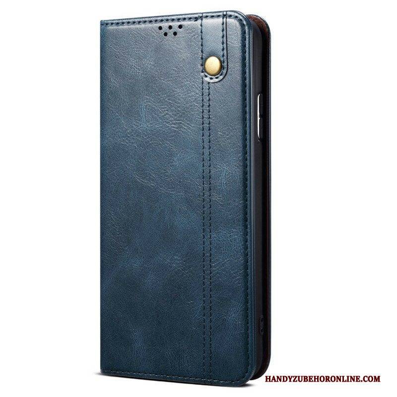 Schutzhülle Für OnePlus Nord 2 5G Flip Case Gewachstes Kunstleder