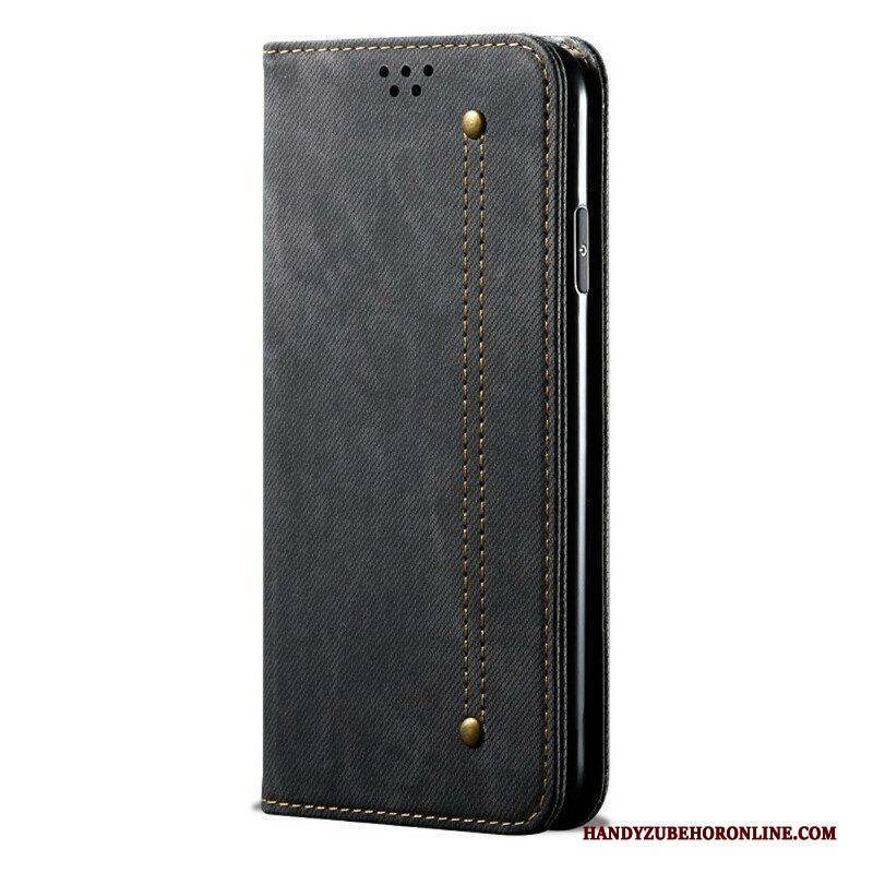 Schutzhülle Für OnePlus Nord 2 5G Flip Case Kunstleder-jeans-textur