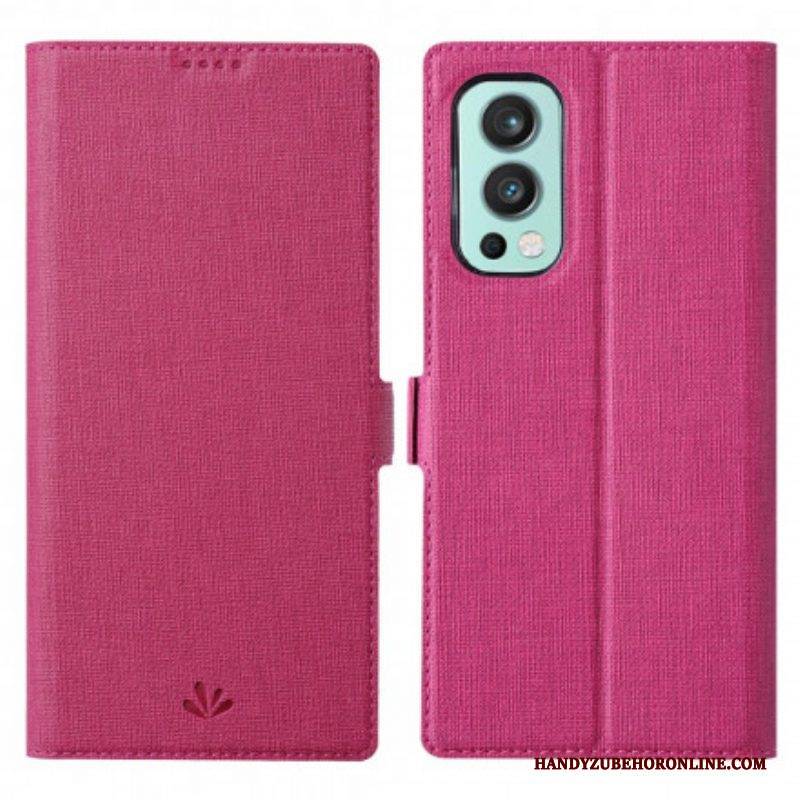 Schutzhülle Für OnePlus Nord 2 5G Flip Case Strukturiertes Vili Dmx