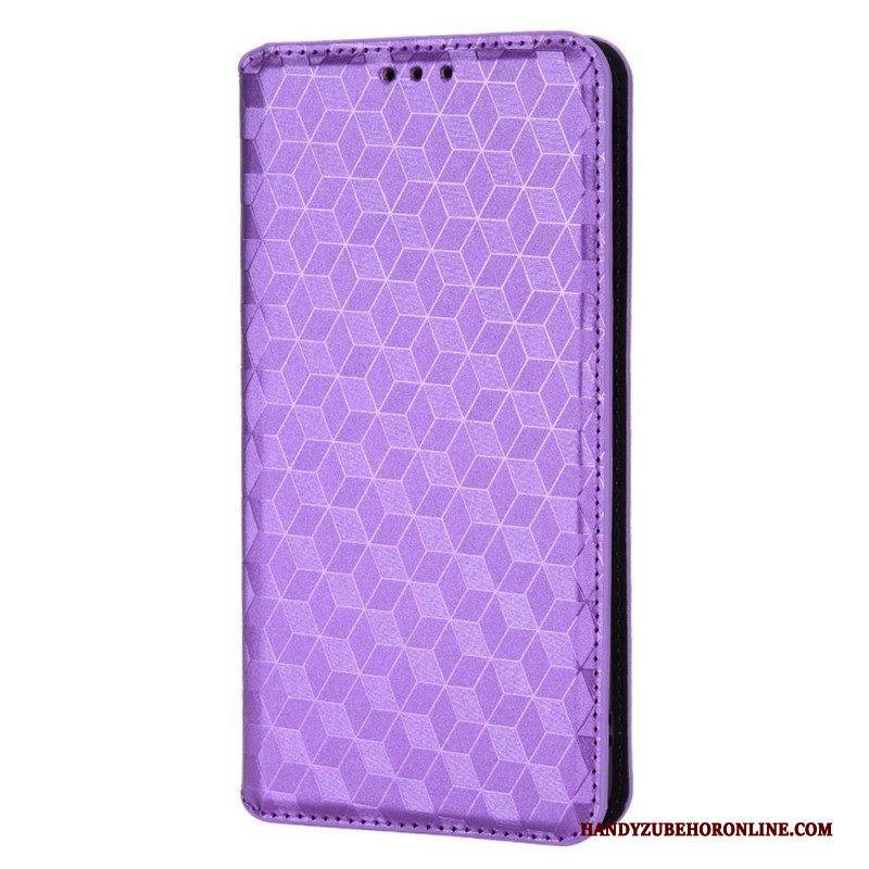 Schutzhülle Für Oppo Find X5 Pro Flip Case 3d-diamant-ledereffekt