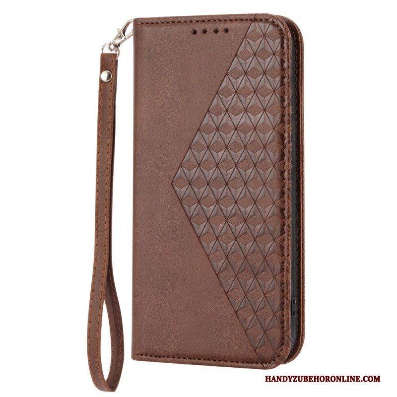 Schutzhülle Für Poco X5 Pro 5G Flip Case Stil Leder 3d-muster