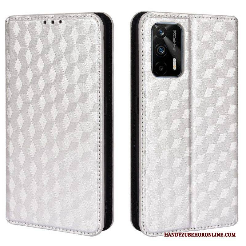 Schutzhülle Für Realme GT 5G Flip Case Diamant-ledereffekt
