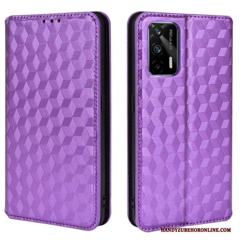 Schutzhülle Für Realme GT 5G Flip Case Diamant-ledereffekt