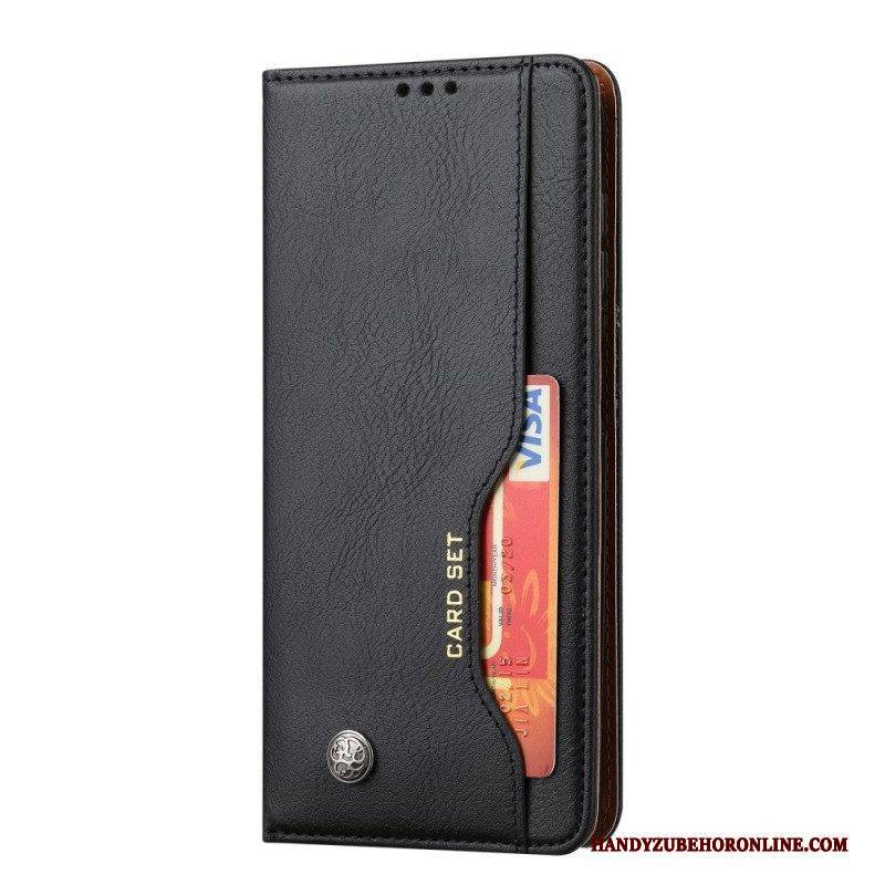 Schutzhülle Für Samsung Galaxy A13 5G / A04s Flip Case Kartenhalter Aus Kunstleder