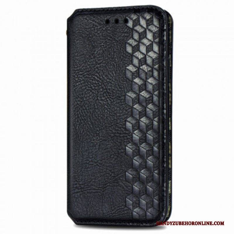Schutzhülle Für Samsung Galaxy A42 5G Flip Case Rautenstruktur In Lederoptik
