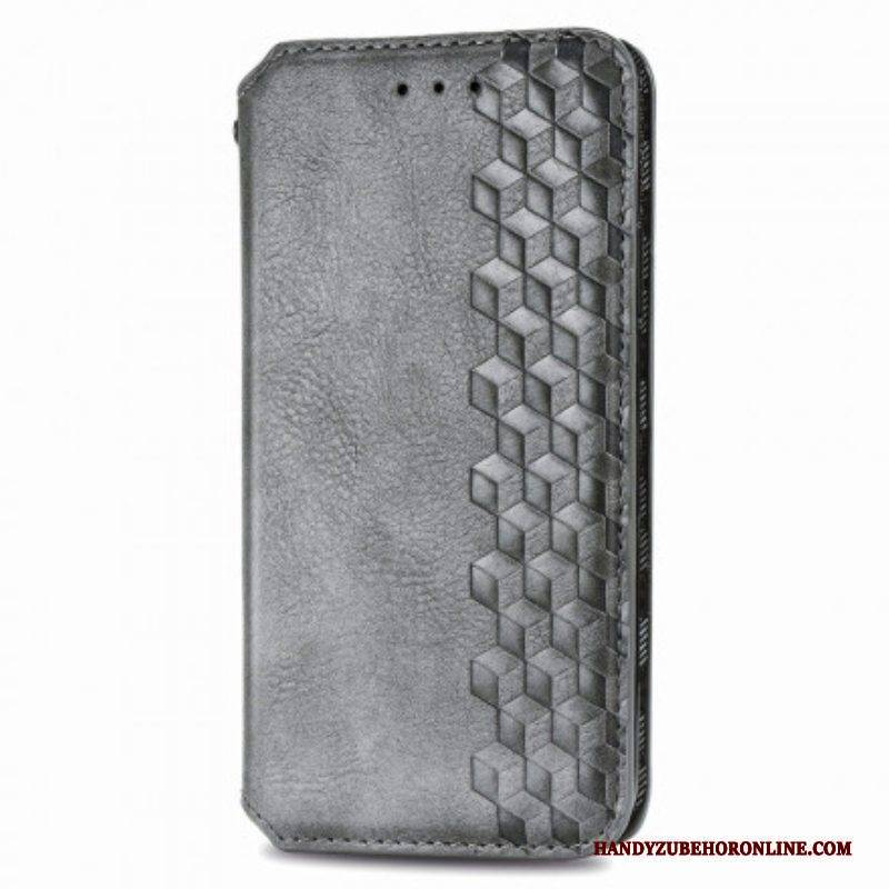 Schutzhülle Für Samsung Galaxy A42 5G Flip Case Rautenstruktur In Lederoptik