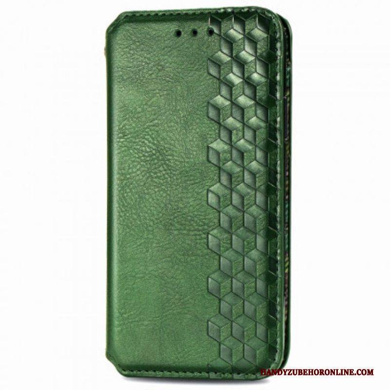 Schutzhülle Für Samsung Galaxy A42 5G Flip Case Rautenstruktur In Lederoptik