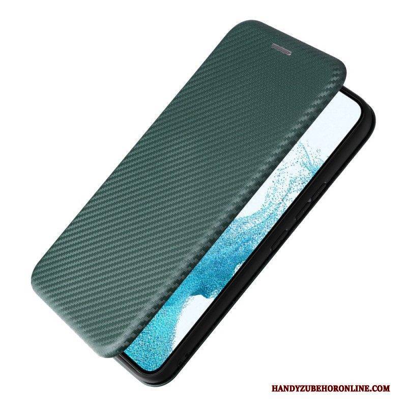 Schutzhülle Für Samsung Galaxy A54 5G Flip Case Farbige Kohlefaser