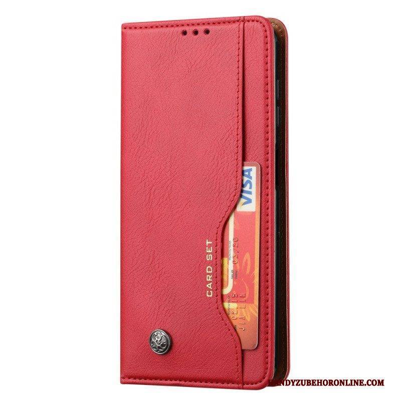 Schutzhülle Für Samsung Galaxy A54 5G Flip Case Kartenhalter Aus Kunstleder