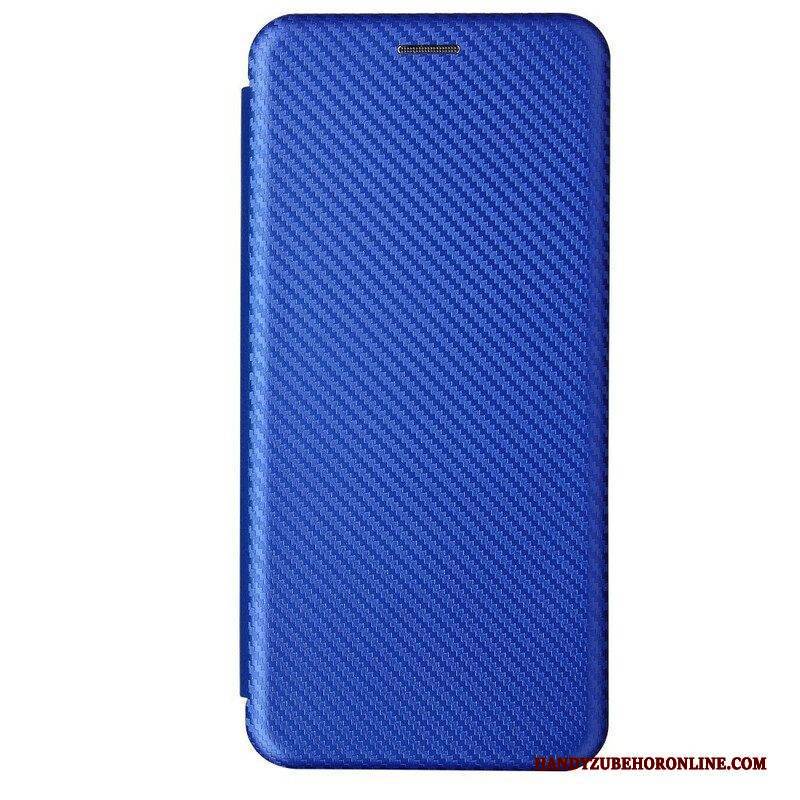 Schutzhülle Für Samsung Galaxy M12 / A12 Flip Case /kohlefaser