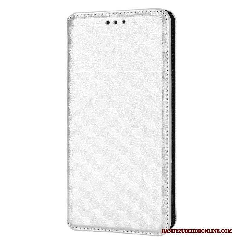 Schutzhülle Für Samsung Galaxy M23 5G Flip Case 3d-würfel-ledereffekt