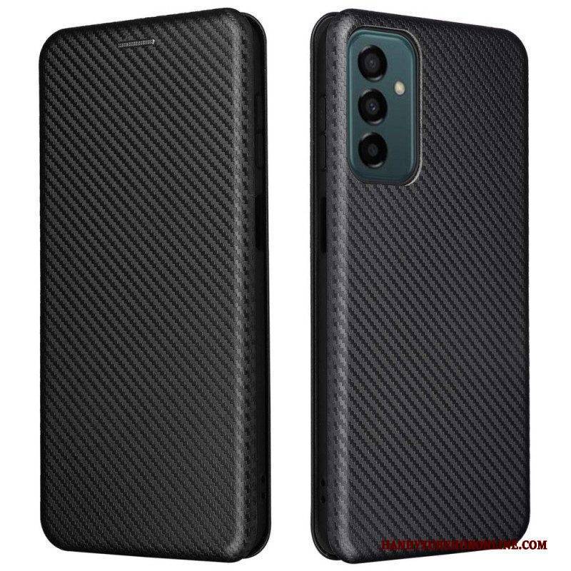 Schutzhülle Für Samsung Galaxy M23 5G Flip Case Kohlefaser