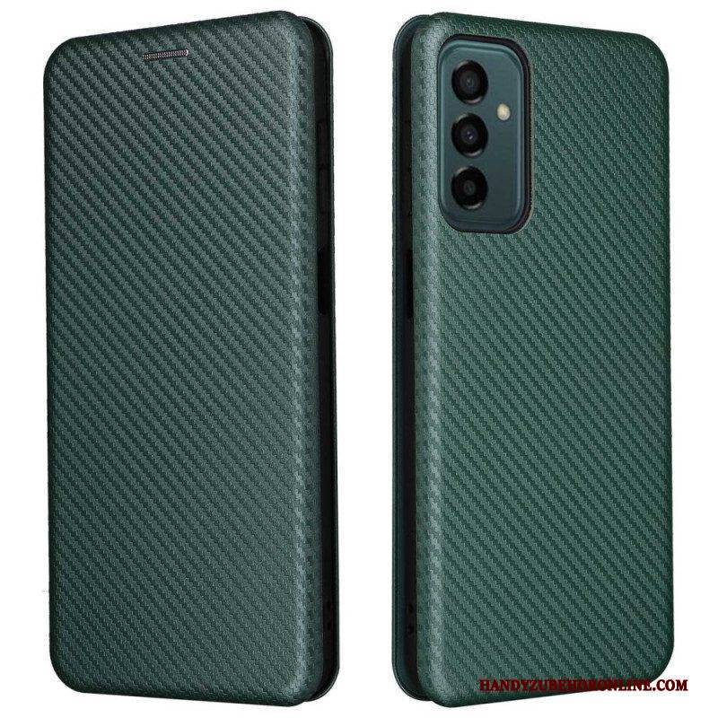 Schutzhülle Für Samsung Galaxy M23 5G Flip Case Kohlefaser