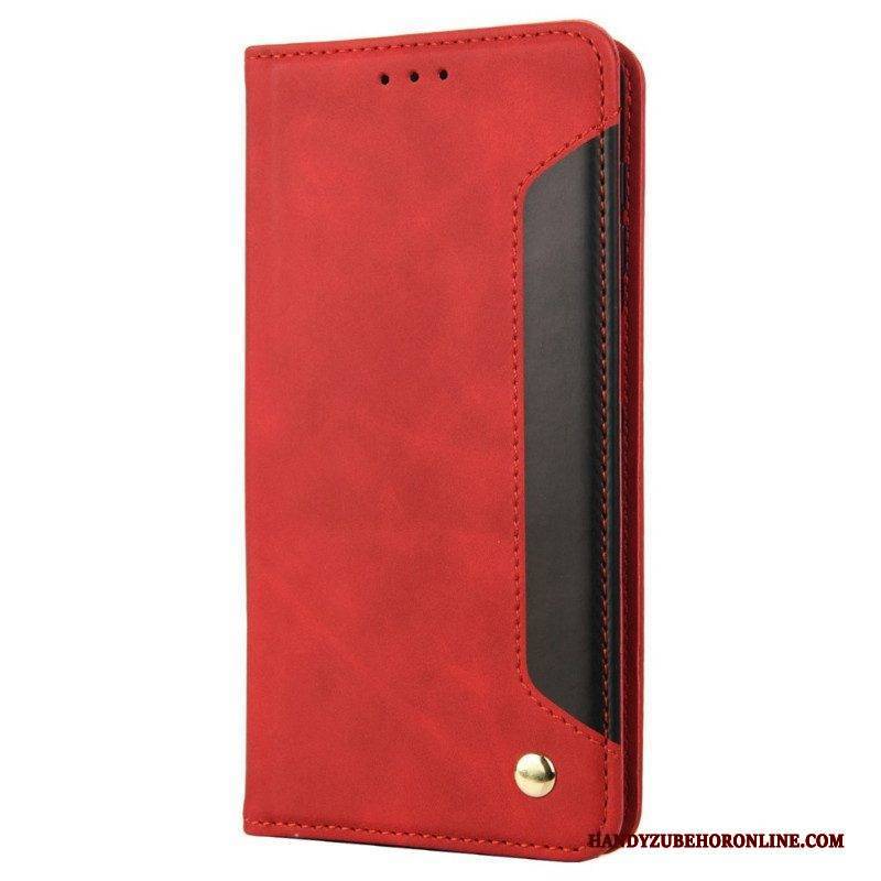 Schutzhülle Für Samsung Galaxy M23 5G Flip Case Zweifarbige Signatur