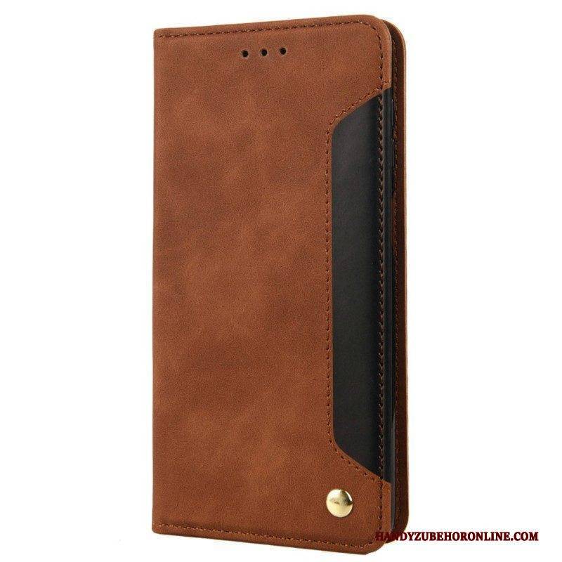 Schutzhülle Für Samsung Galaxy M23 5G Flip Case Zweifarbige Signatur