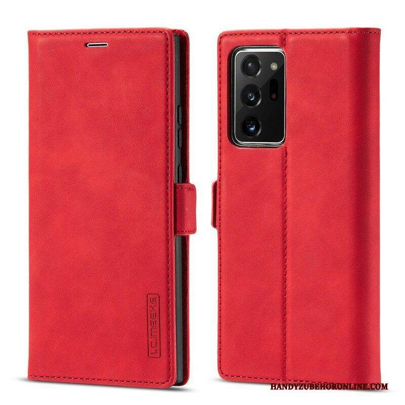 Schutzhülle Für Samsung Galaxy Note 20 Ultra Flip Case Lc.imeeke Ledereffekt