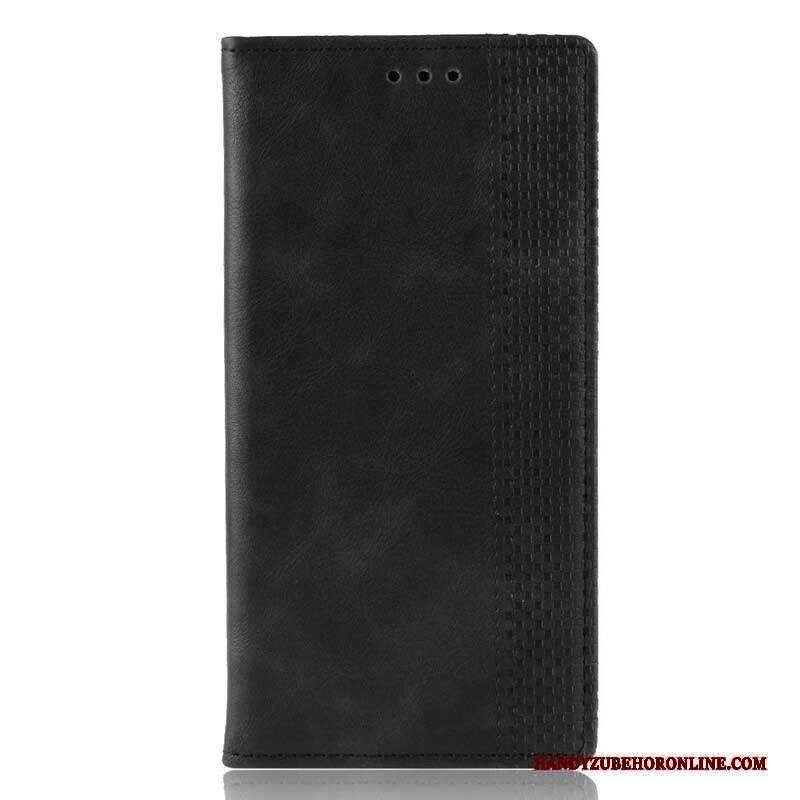 Schutzhülle Für Samsung Galaxy S20 Plus / S20 Plus 5G Flip Case Stilisierter Vintage-ledereffekt