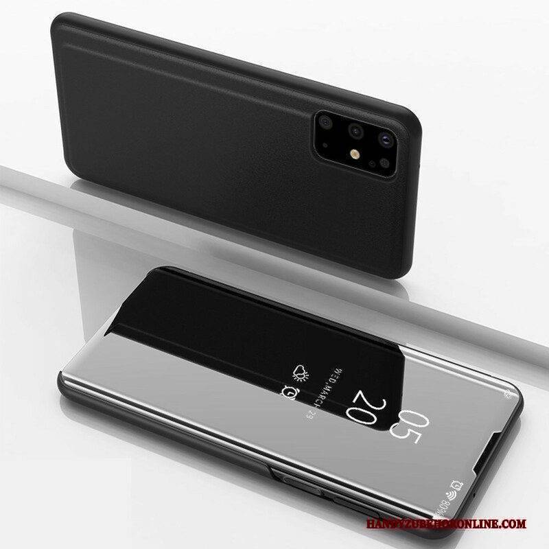 Schutzhülle Für Samsung Galaxy S20 Plus / S20 Plus 5G Spiegel Und Kunstleder