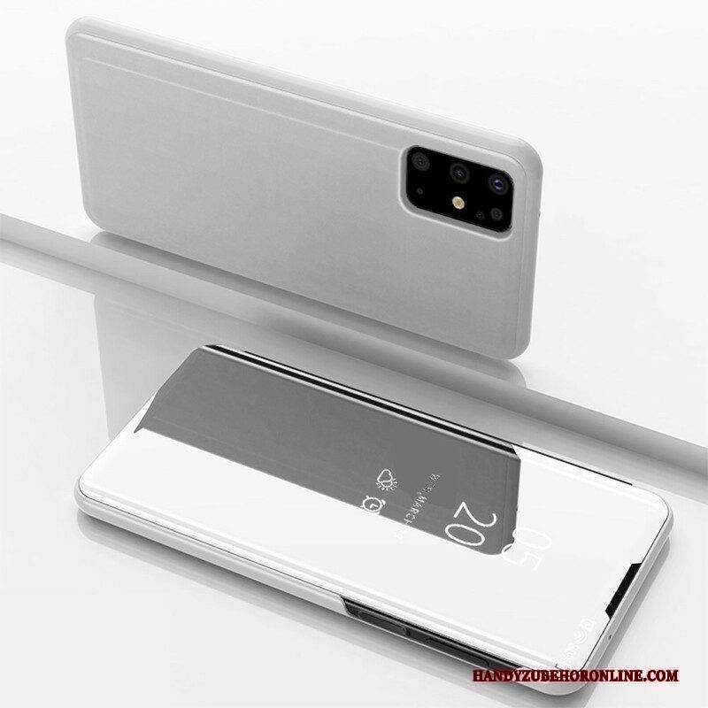 Schutzhülle Für Samsung Galaxy S20 Plus / S20 Plus 5G Spiegel Und Kunstleder