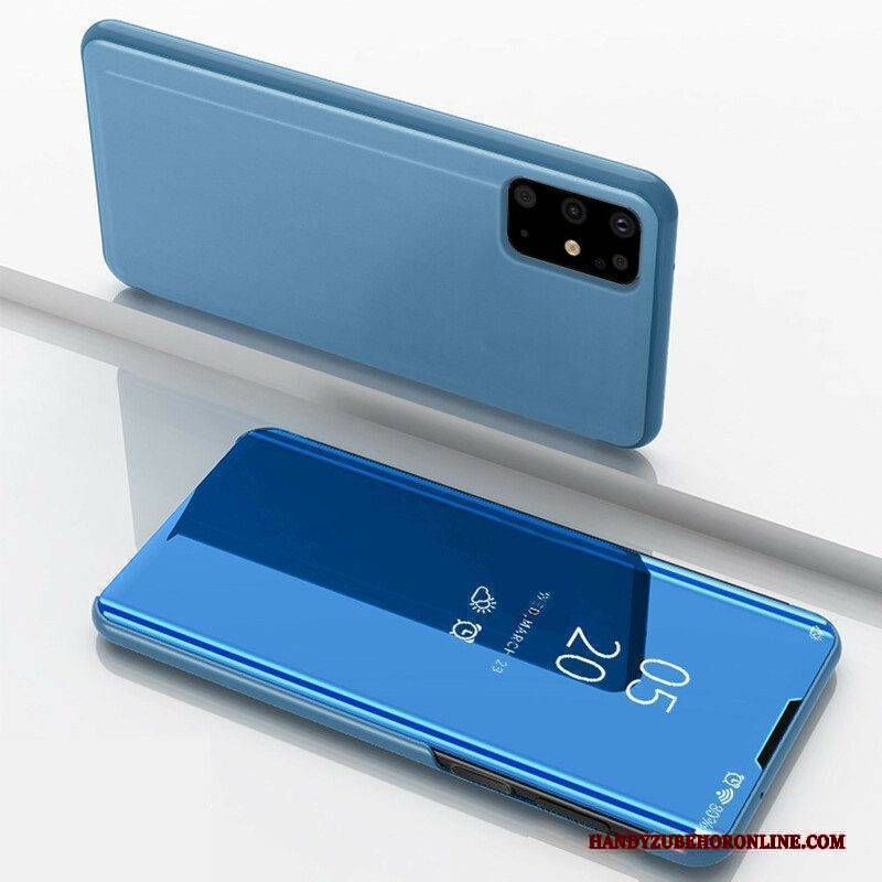 Schutzhülle Für Samsung Galaxy S20 Plus / S20 Plus 5G Spiegel Und Kunstleder