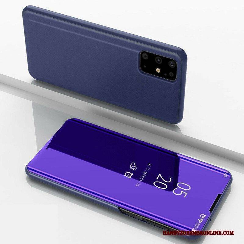 Schutzhülle Für Samsung Galaxy S20 Plus / S20 Plus 5G Spiegel Und Kunstleder