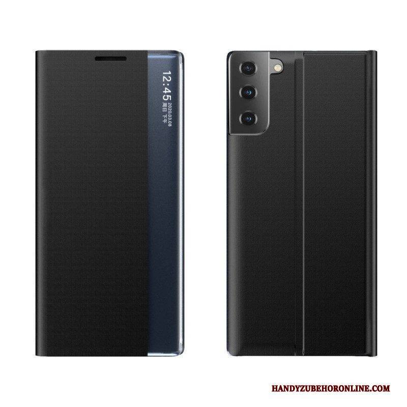 Schutzhülle Für Samsung Galaxy S21 5G Strukturiertes Kunstleder