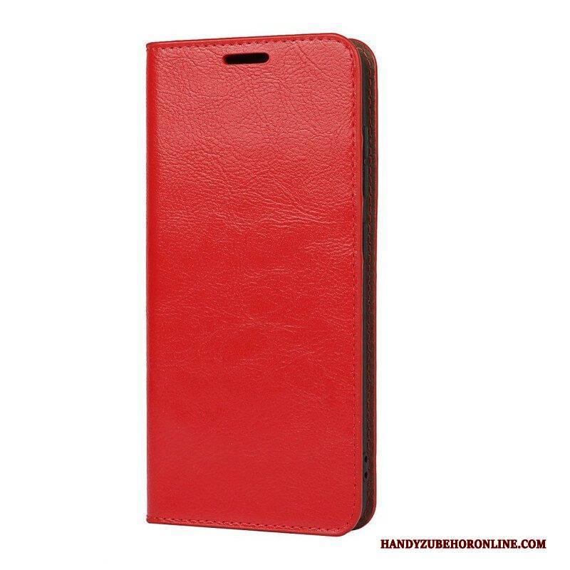 Schutzhülle Für Samsung Galaxy S21 FE Flip Case Echtes Leder