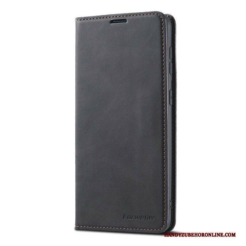 Schutzhülle Für Samsung Galaxy S21 FE Flip Case Forwenw Ledereffekt