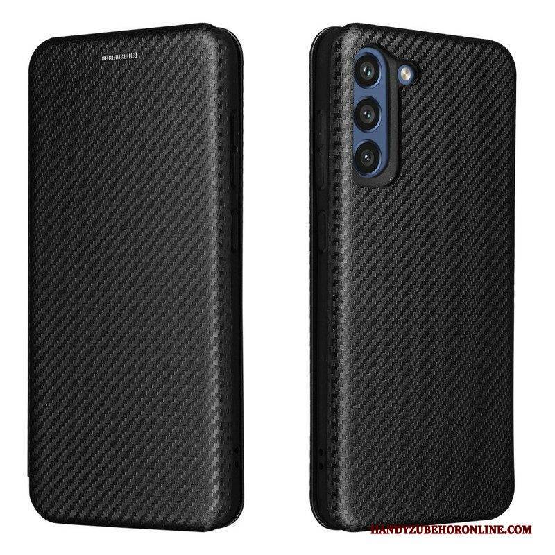 Schutzhülle Für Samsung Galaxy S21 FE Flip Case Kohlefaser