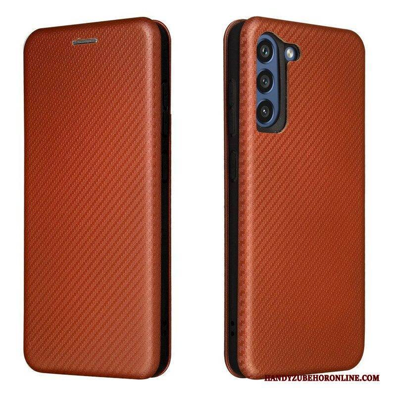Schutzhülle Für Samsung Galaxy S21 FE Flip Case Kohlefaser
